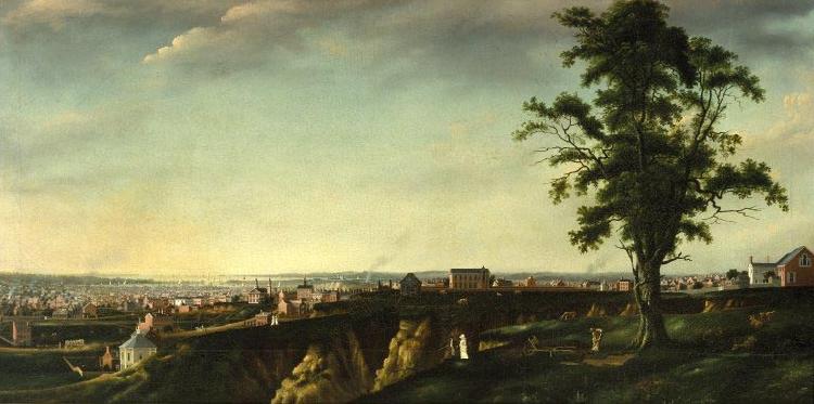 Francis Guy View of Baltimore from Chapel Hill France oil painting art